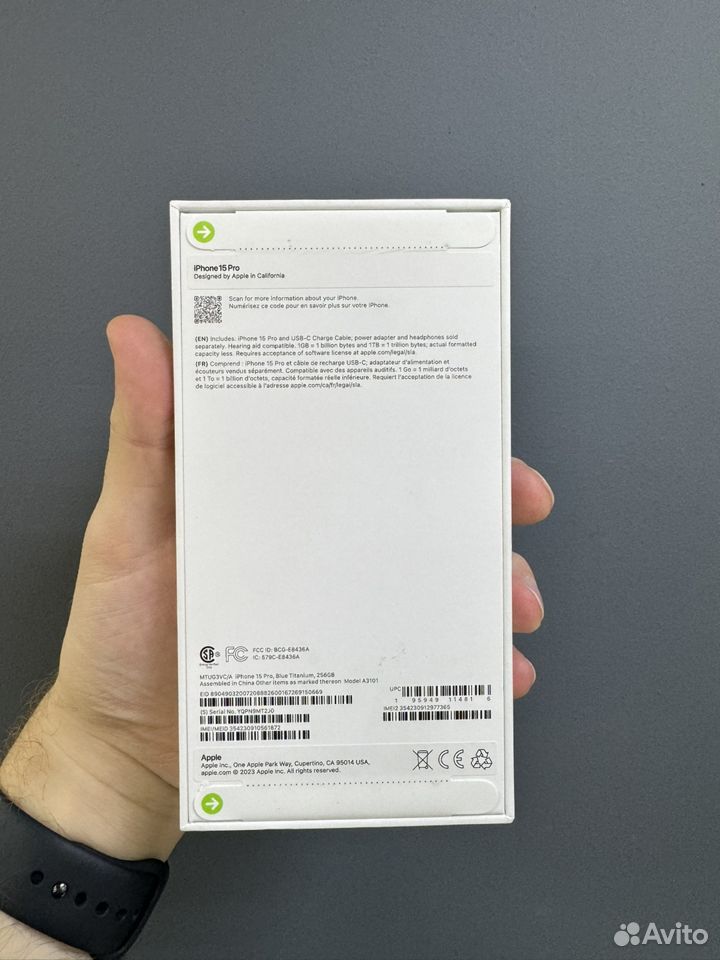 iPhone 15 Pro, 256 гб SIM+esim